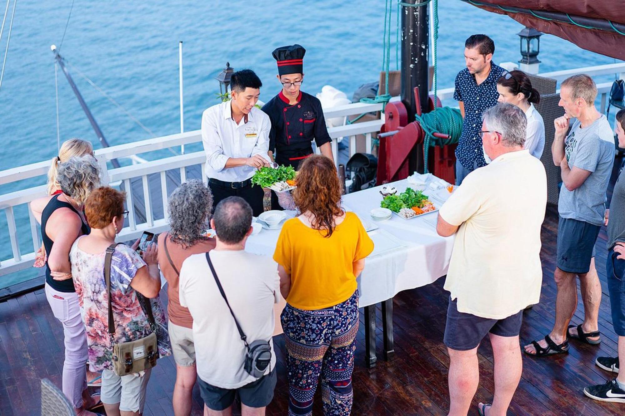 Hotel Halong Arcadia Cruise Hạ Long Exterior foto