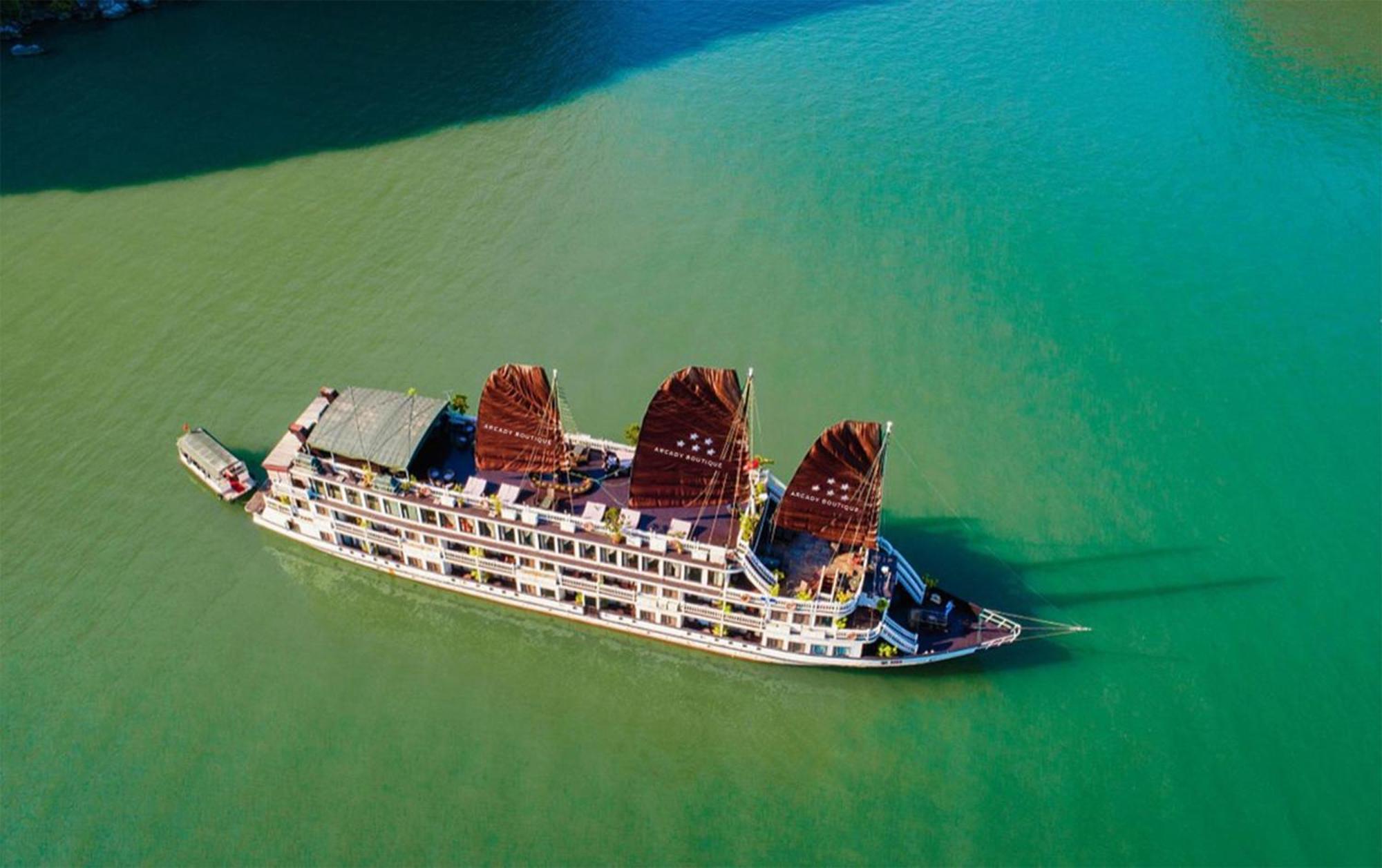 Hotel Halong Arcadia Cruise Hạ Long Exterior foto